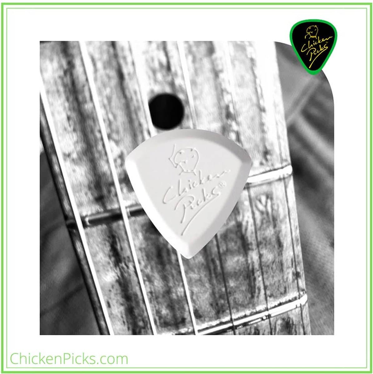 ChickenPicks BadAzz III Gitaarplectrum 2,5 mm Thermosetting Polymeer Voor Elektrische Gitaar