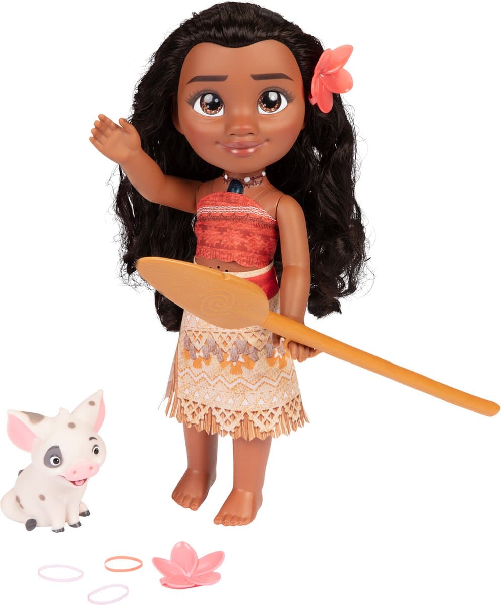 DISNEY PRINSES MY SINGING FRIEND MOANA SPEELPOP 35CM NEW