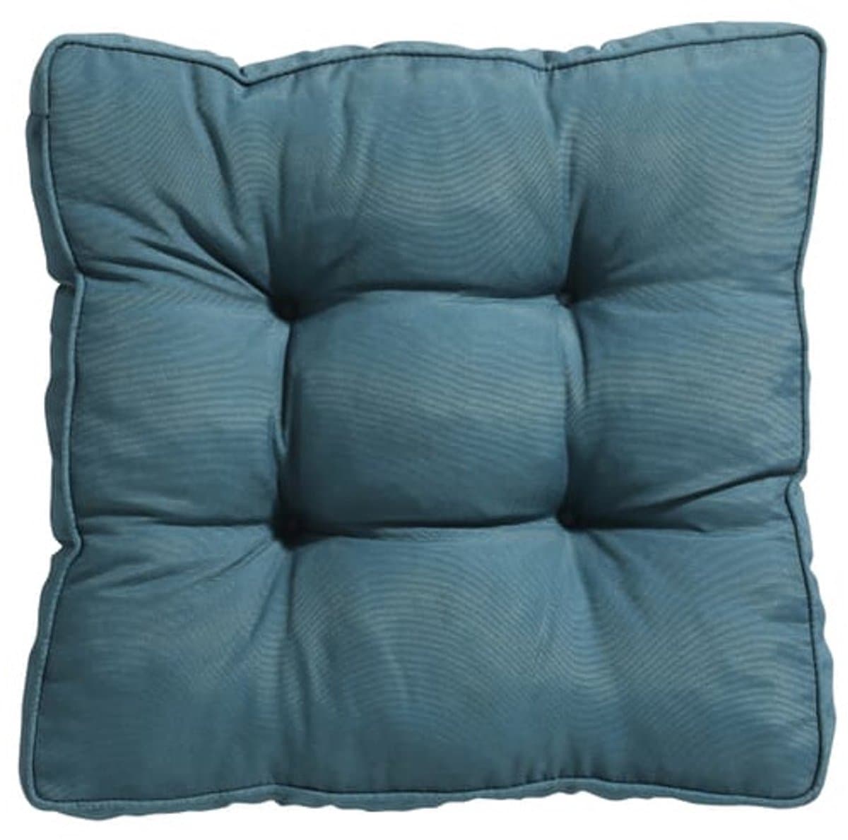 Madison - Florance Zitkussen Panama Sea Blue - 47x47 - Blauw