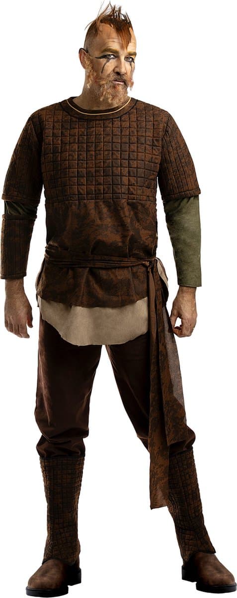 FUNIDELIA Floki Kostuum voor mannen - Vikings - Maat: XL - Bruin