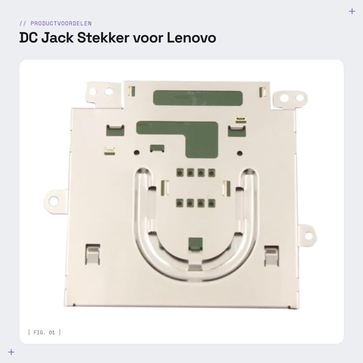 Dailygoods - DC Jack Stekker voor Lenovo ThinkPad Laptops Gen 3
