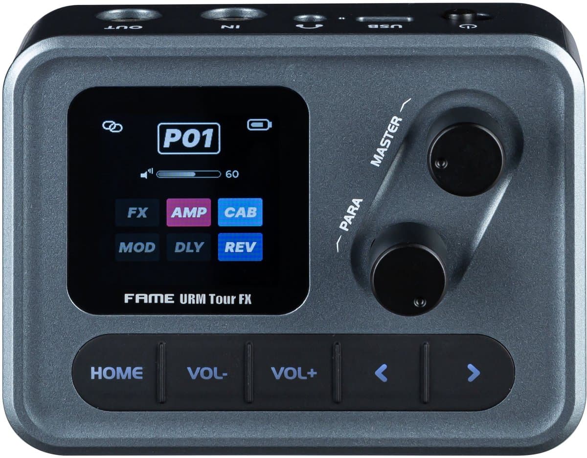 Fame URM Tour FX Portable Multi Effect Processor - Effect-unit voor gitaren