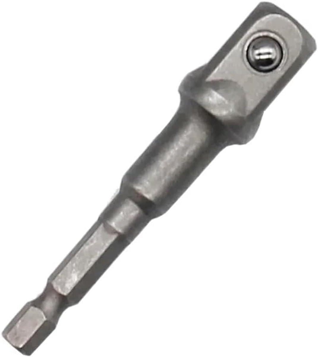 Schaarkrik Adapter - Krik Gereedschap - Auto Hefwerkzaamheden - Chroom-vanadiumstaal - 1/2 Inch - Zilver