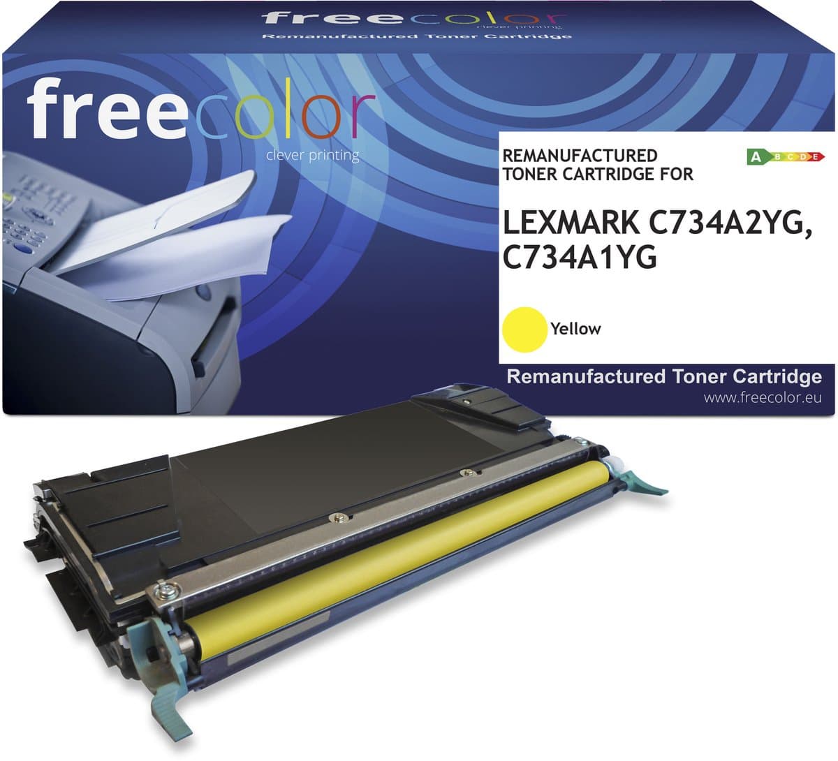 TPN HQ - C734Y - Toner geel