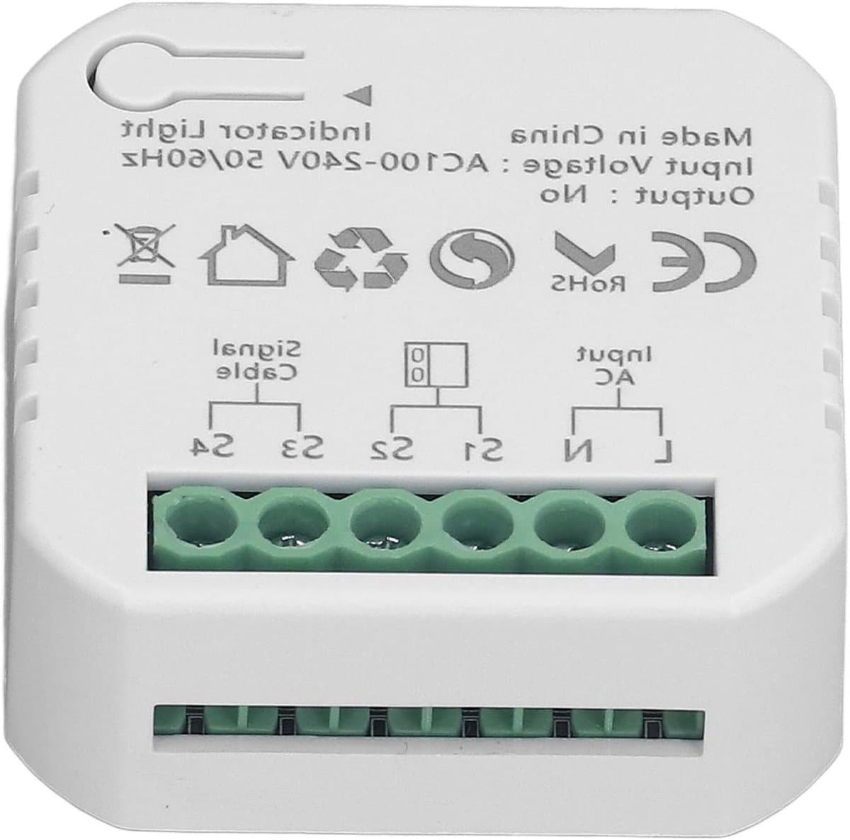 Garagedeur Controller - Poort Opener - Slimme Bediening - Real-time Monitoring - AC100-240V - Wit