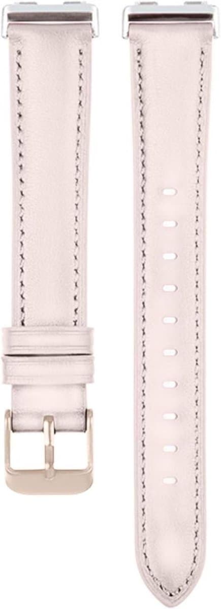 Armband Leer - Reserveband Polsband - Fitness Tracker - Eenvoudige Bevestiging - Verstelbaar - Bruin