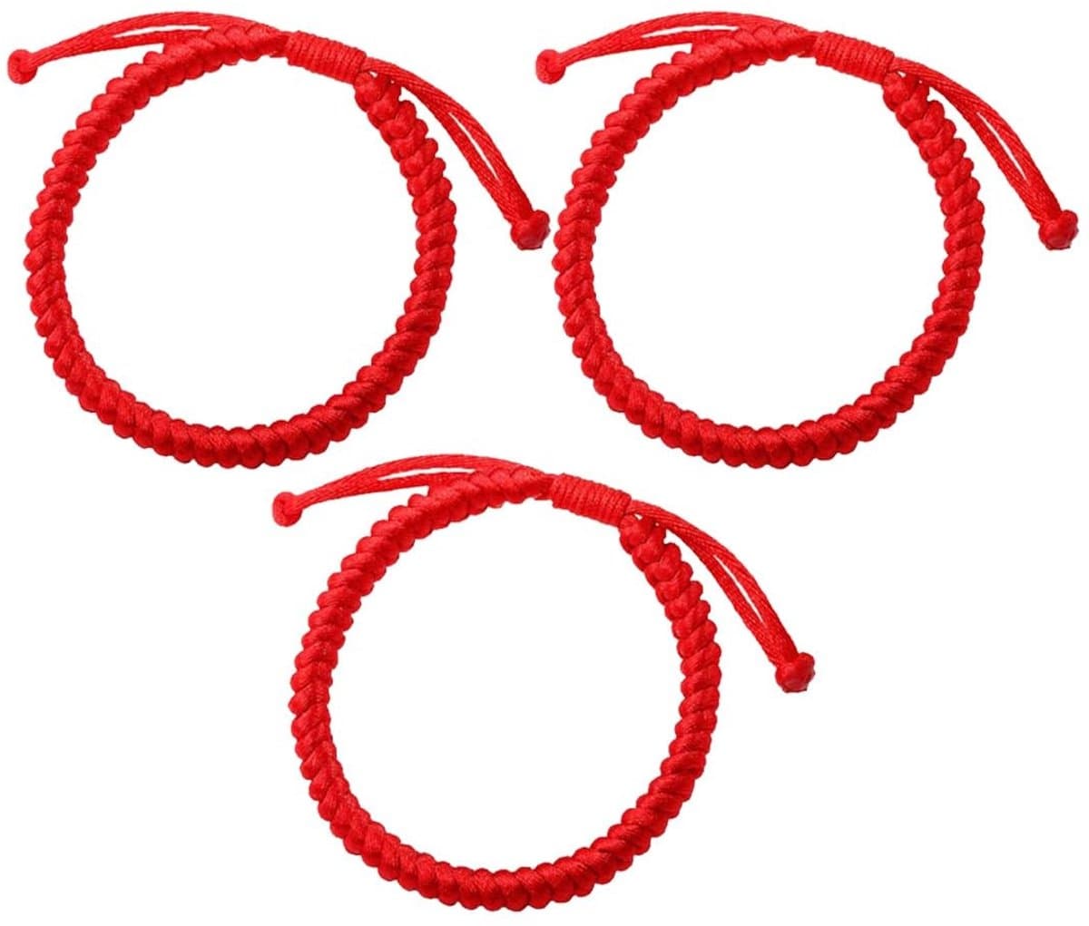 ONF3 - Rode Draad van het Lot Armband - Geluksarmbanden - Comfort en plezier - Rode kleur - Cadeau voor Vrienden en Koppels - Kerstcadeaus - Ges...