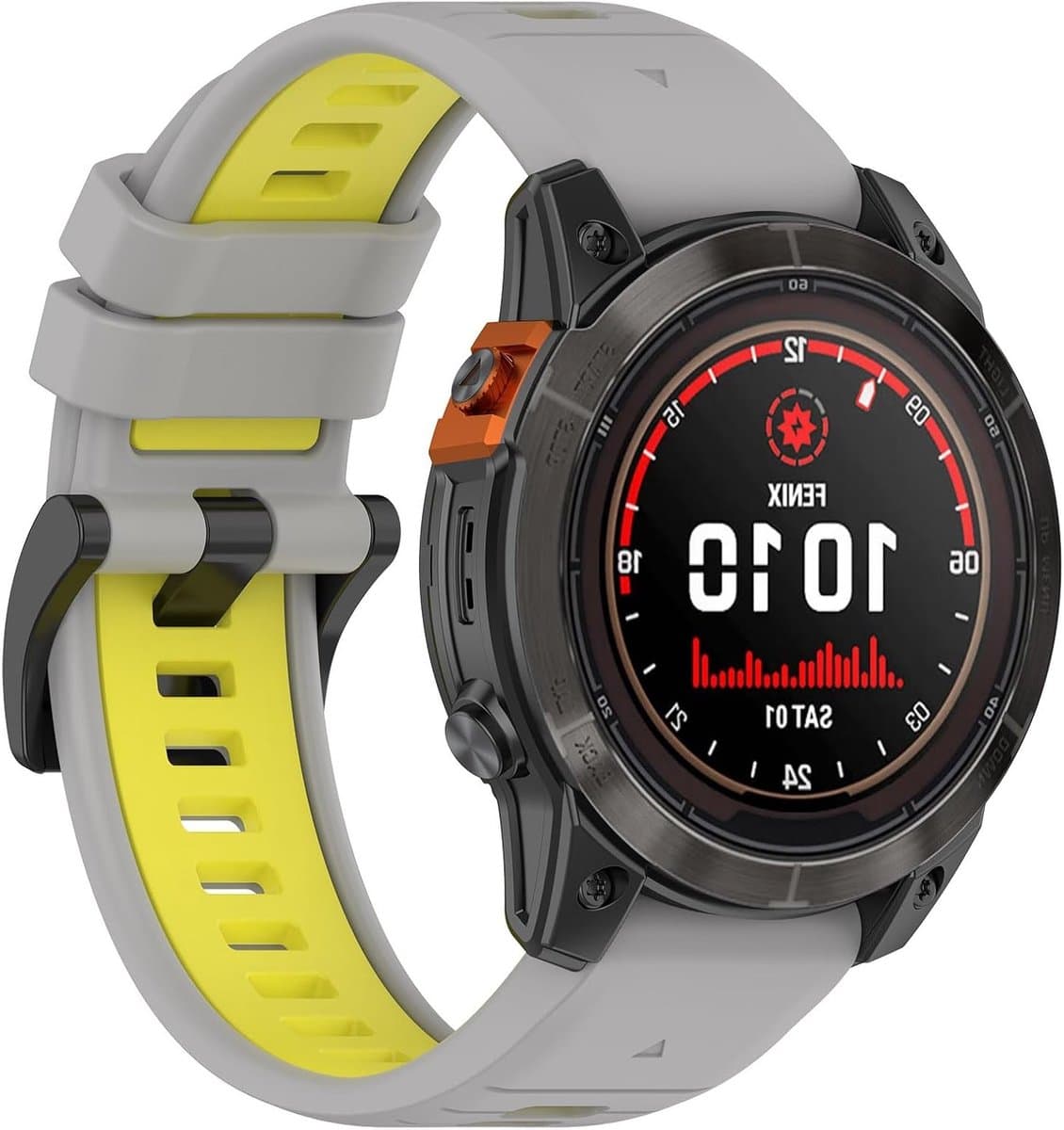 Silicone sportband 20mm voor Garmin Fenix 7S, 5S Plus en 6S Pro - Comfortabele en duurzame polsband voor actieve levensstijl