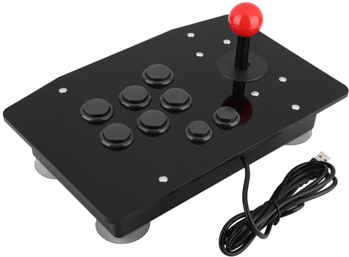 Cosensi - Dailygoods - Dailygoody - Fight Stick - Game Controller - Perfect voor gamers - Zwart - Joystick - Geschikt voor PC - Plug & Play