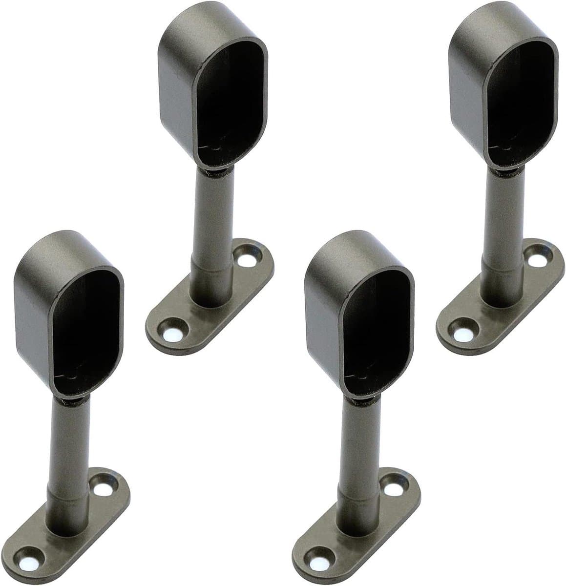 Kast Stang Houder - Pijp Steun Beugel - Kleding Ophangen - Verstelbare Lengte - 37mm Buis Diameter - Brons