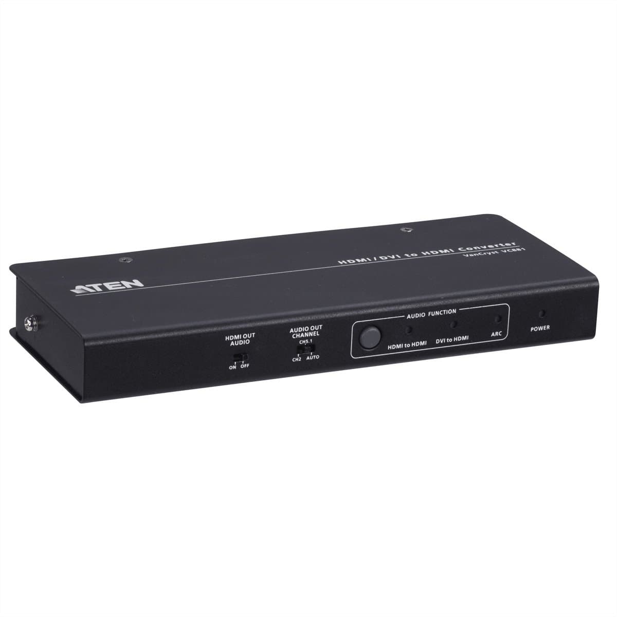 Aten VC881-AT-G Hdmi-converter 1x Hdmi / 1x Dvi-i / 1x 3.5mm - 1x Hdmi / 2x Rca / 1x Coax Audio / 1x Optische S/pdif