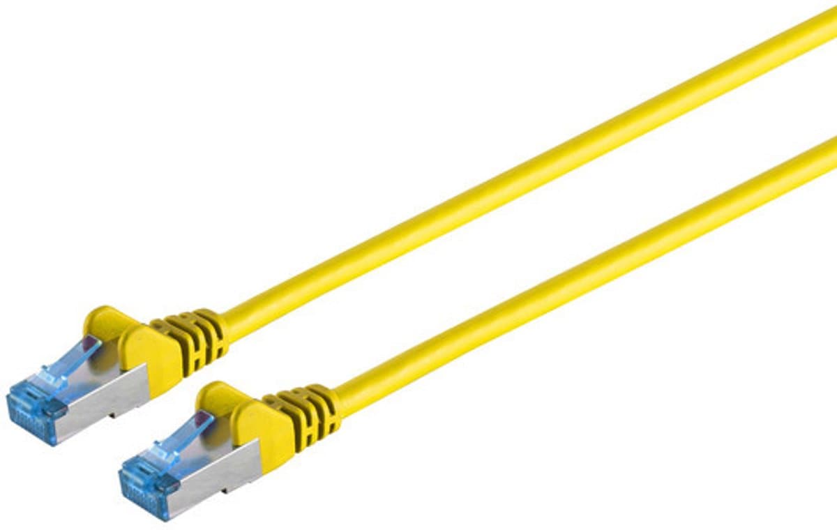 Patchkabel cat6A S/FTP PIMF Halogenfrei gelb 1,5m