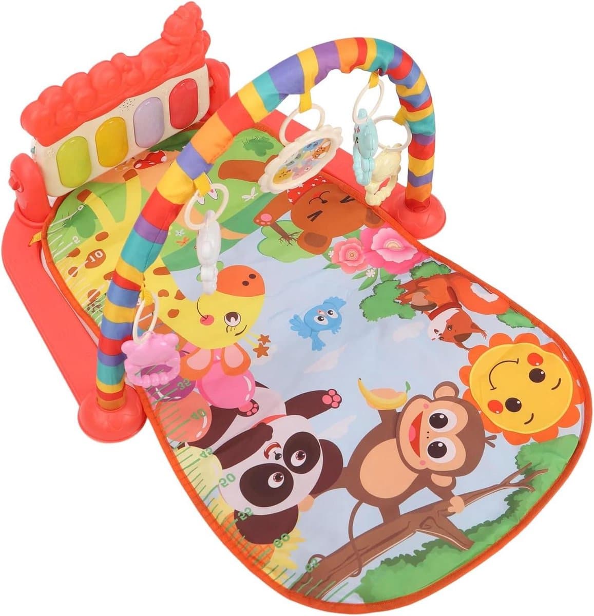Babyspeelmat met Piano - Activiteitenmat Baby Gym - Spelen en Ontwikkelen - Met Muziek en Lichtjes