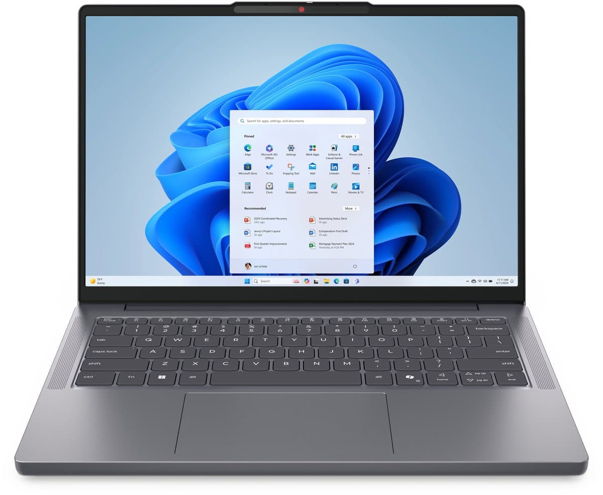Lenovo IdeaPad Slim 3 14AHP10 AMD Ryzen™ 7 8840HS Laptop 35,6 cm (14") WUXGA 16 GB DDR5-SDRAM 512 GB SSD Wi-Fi 6 (802.11ax) Windows 11 Home Grijs Engels