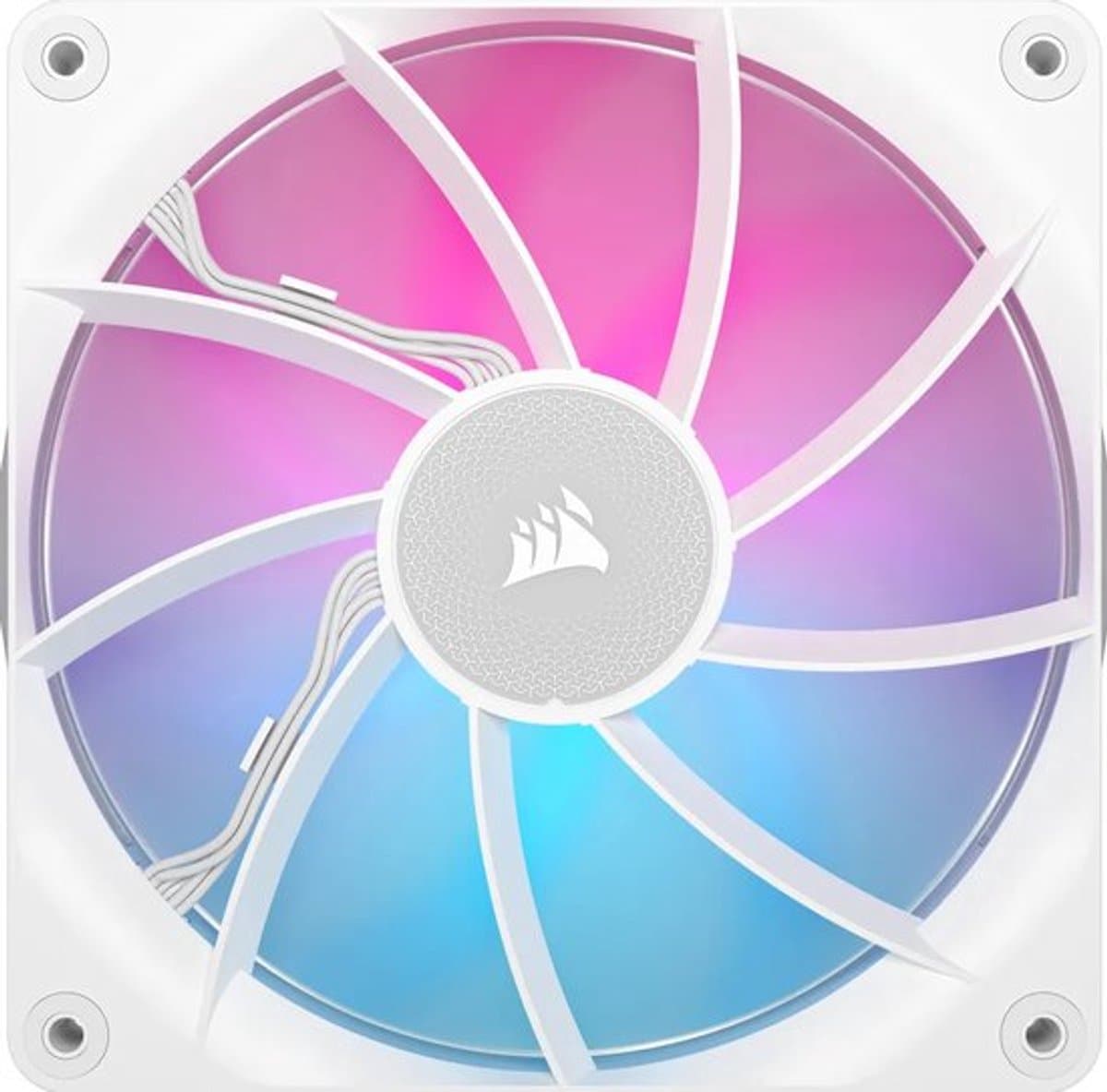 Corsair iCUE LINK RX140 RGB computerbehuizingventilator 14 cm wit, 1 stuk