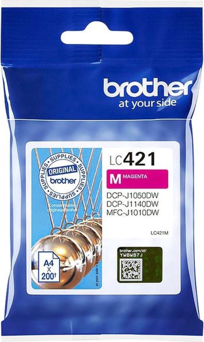 Brother LC421M inktcartridge 1 stuk(s) origineel magenta