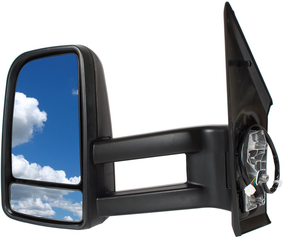 M MODECAR - Mercedes Sprinter Serie - Elektrisch Verstelbare Buitenspiegel - Verwarmd - Lang Arm 25cm - Links