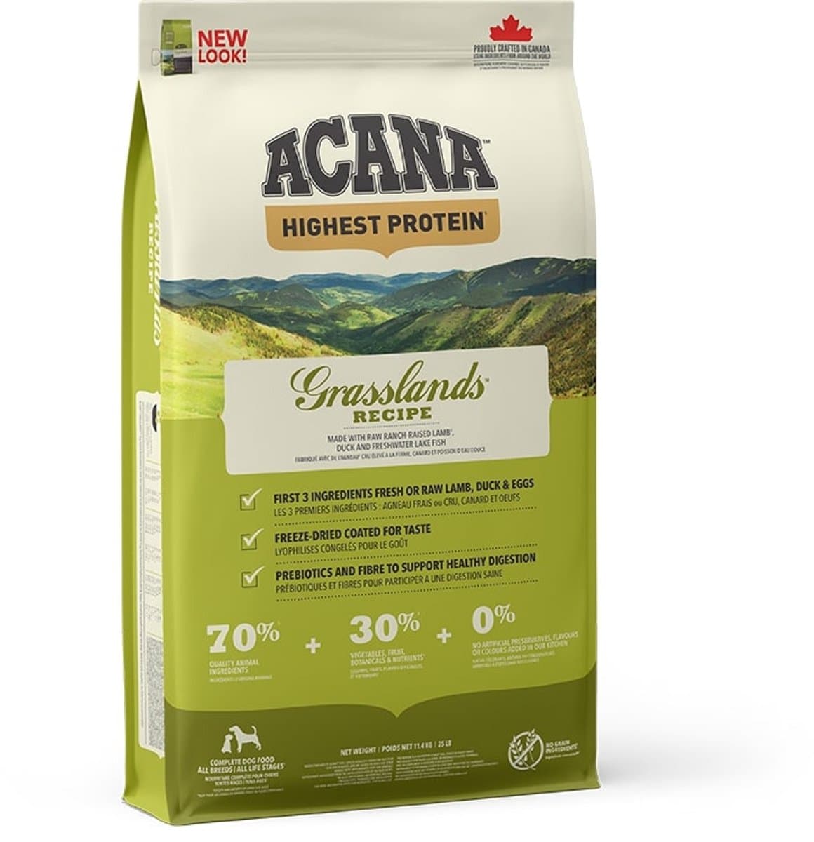 Acana High Proteïne Grasslands Hond 2kg