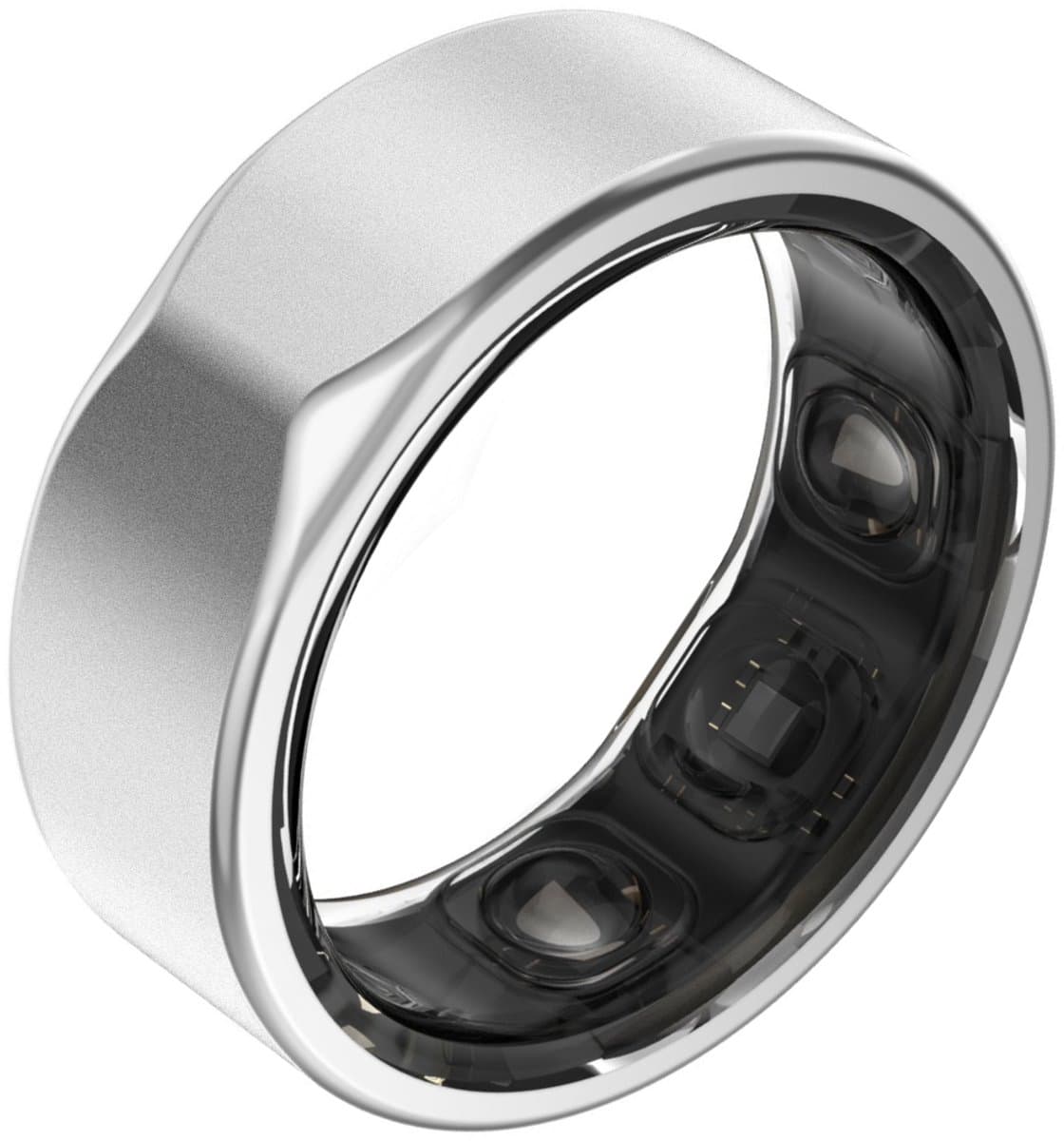 Kuno Ring 2 – Smart Ring – Slaapmonitor – Hartslag & Activiteitentracker – Stappen & Calorieën Meten – Zonder Abonnement – Waterbestendig – Zilver – Maat 6