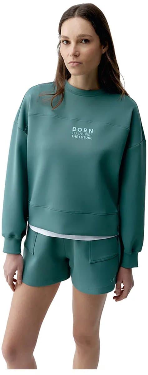 Born Living Yoga Lionel Sweatshirt Groen XS Vrouw