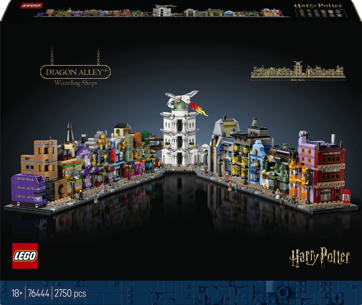LEGO Harry Potter De Wegisweg Tovenaarswinkels 76444
