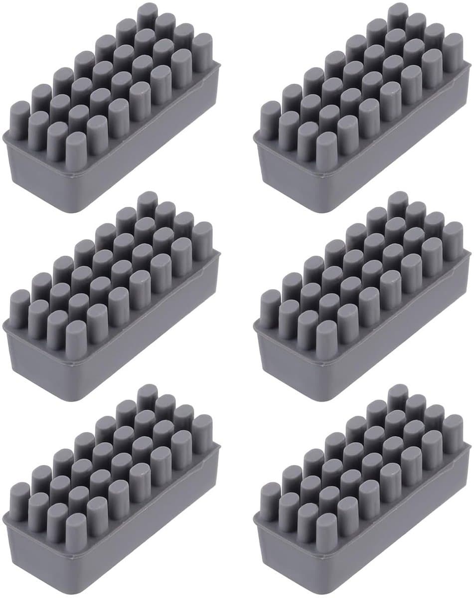 6 Stuks Silicoon Borstels voor 3D Printer Nozzle Reiniging Hittebestendig