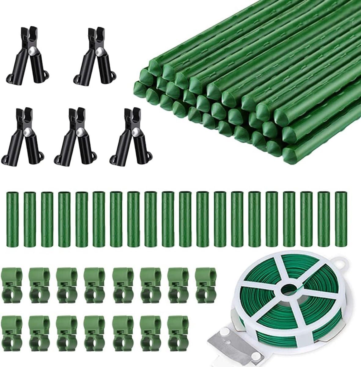 Stevige Tuinstaken voor Plantenondersteuning - 30 Stuks 40cm Staal