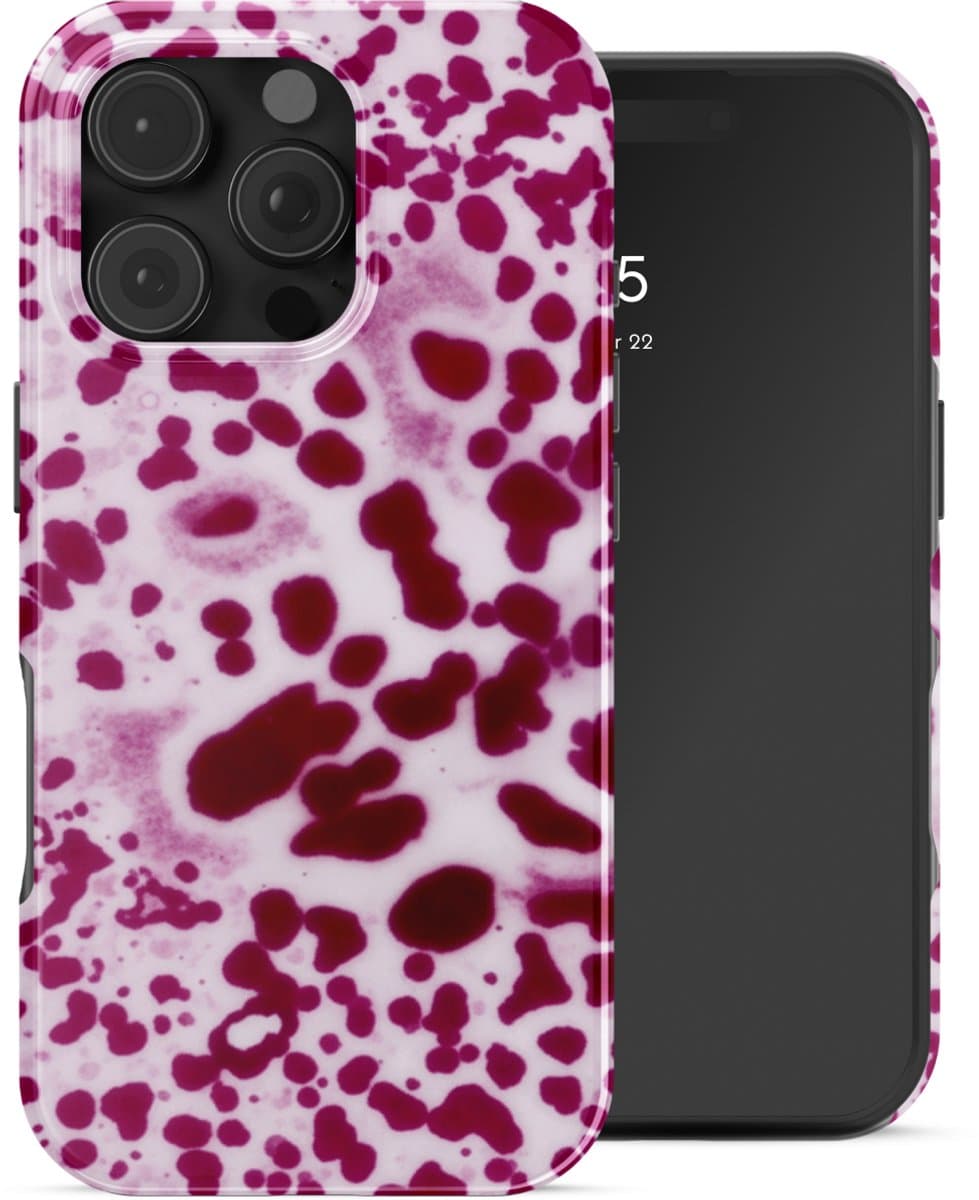 Selencia Hoesje - Geschikt voor Apple iPhone 16 Pro Max - Backcover geschikt voor MagSafe - Cosmic Orchid