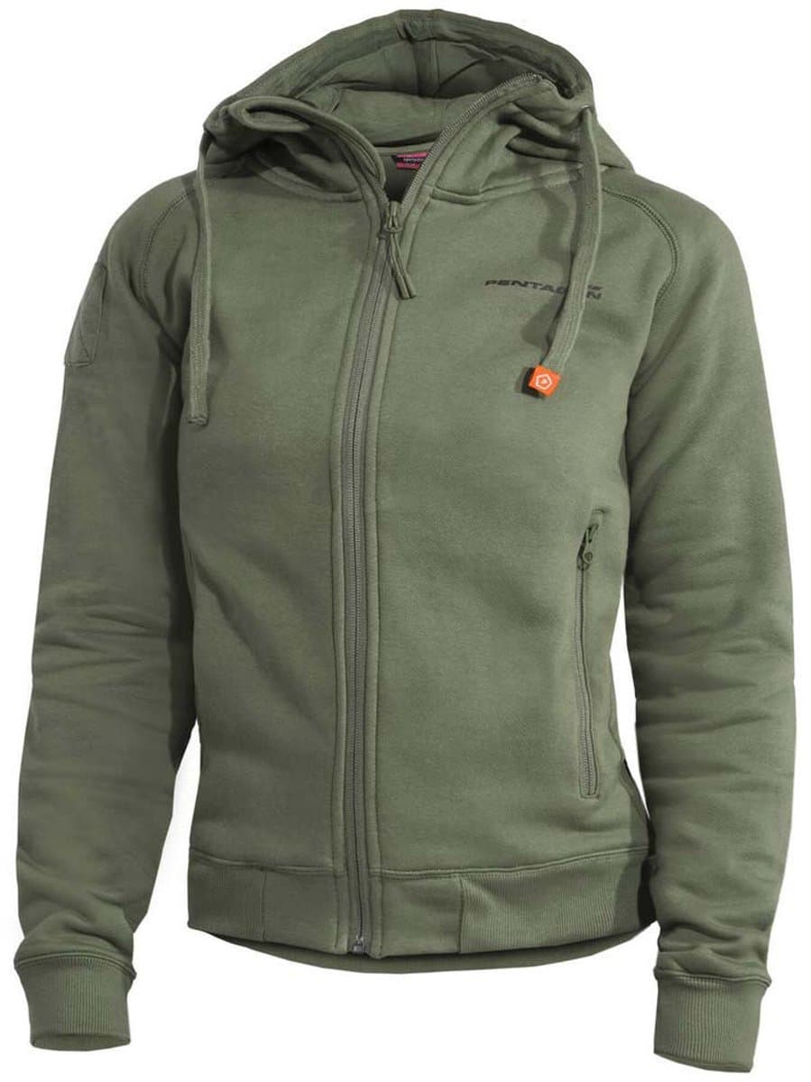 Pentagon Aphrodite Sweatshirt Met Rits Groen L Vrouw