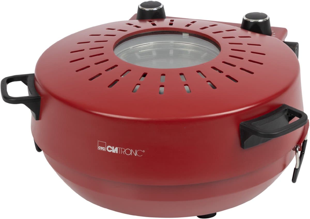 CLATRONIC pizzamaker PM3787, 1.200 Watt, rood