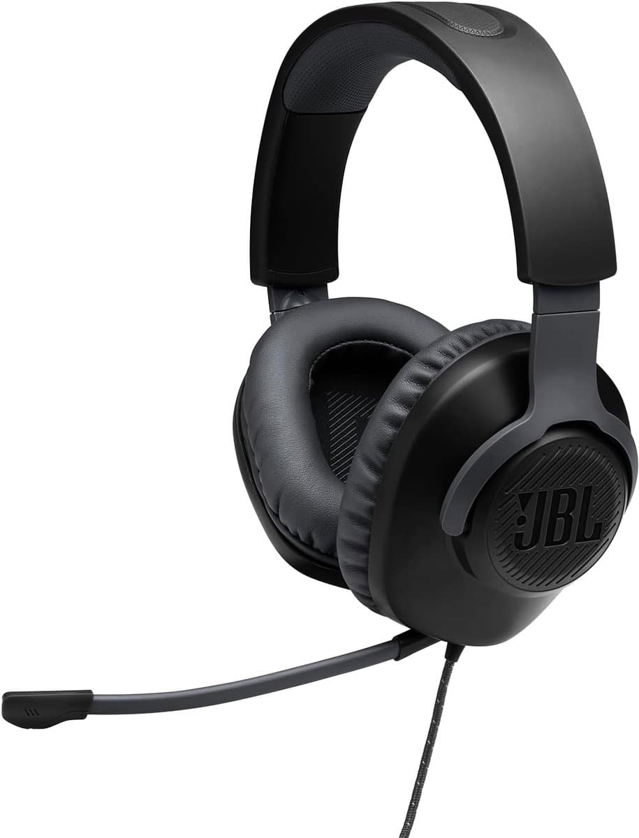 Bedrade over ear gaming headset met afneembare microfoon voor pc en spelcomputers