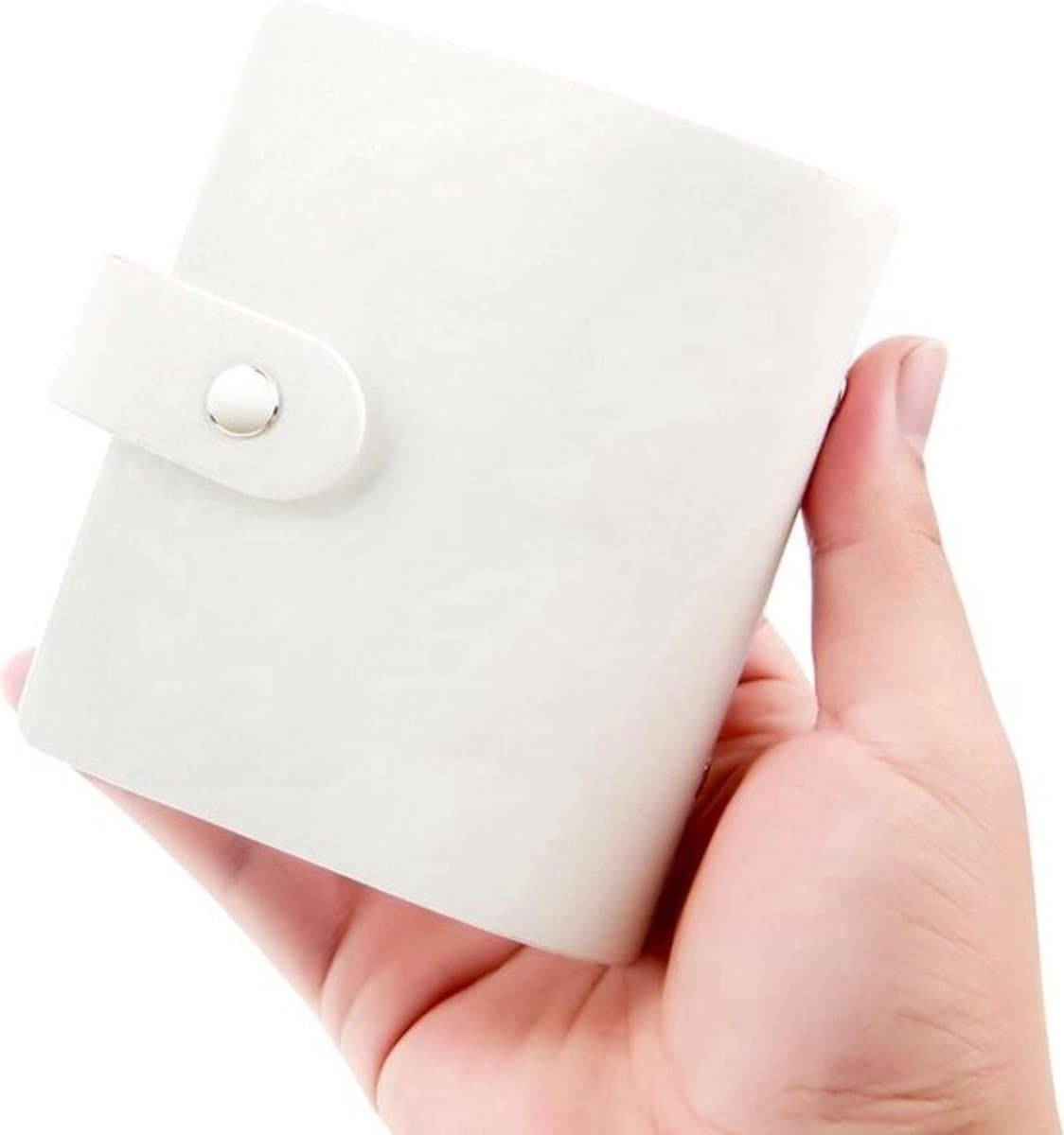 Mini Fotoalbum - Fotoboekje - Foto's Bewaren - 52 Pockets - 10 x 12 cm - Wit