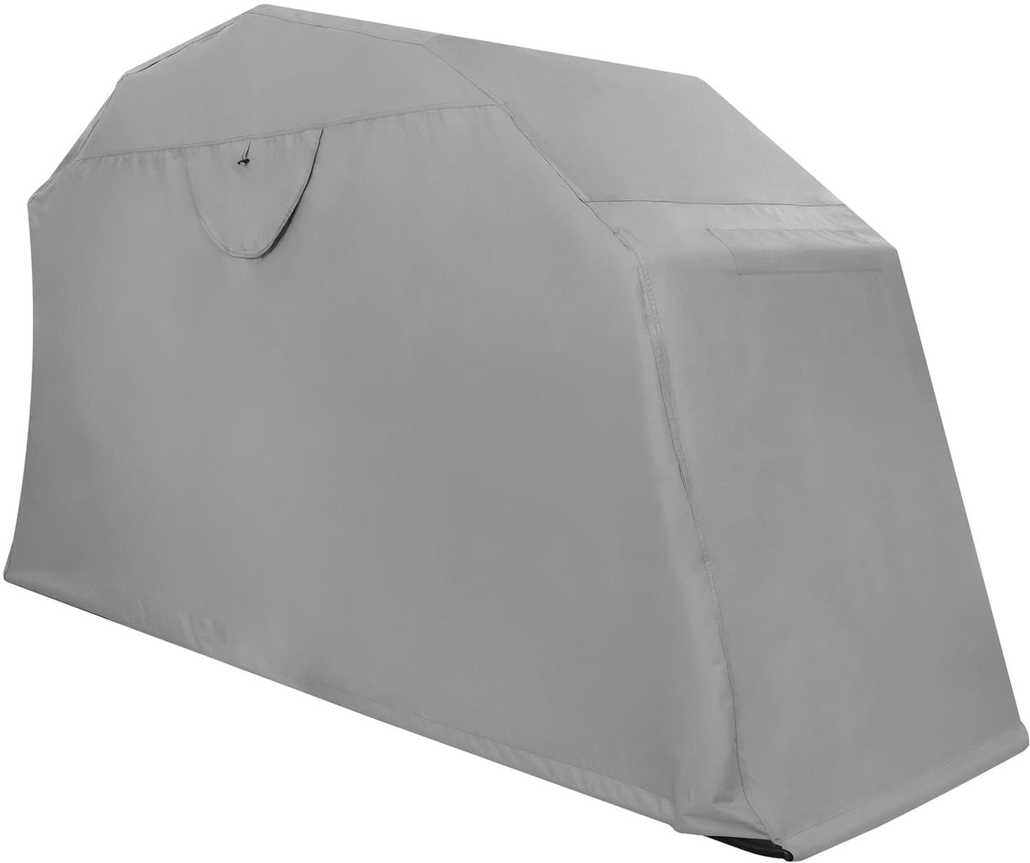 Motortent - motoropslag garage tent - grijs - middelgroot