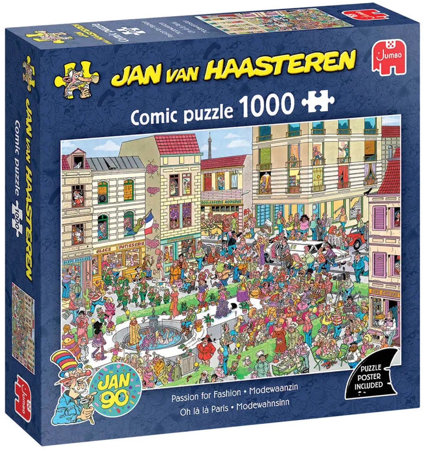 Jan van Haasteren - Modewaanzin - 1000 stukjes puzzel - Legpuzzel volwassenen