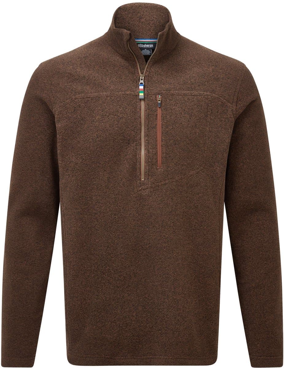 Sherpa Adventure Gear Rolpa Eco heren Quarter Zip - Rathee Blue