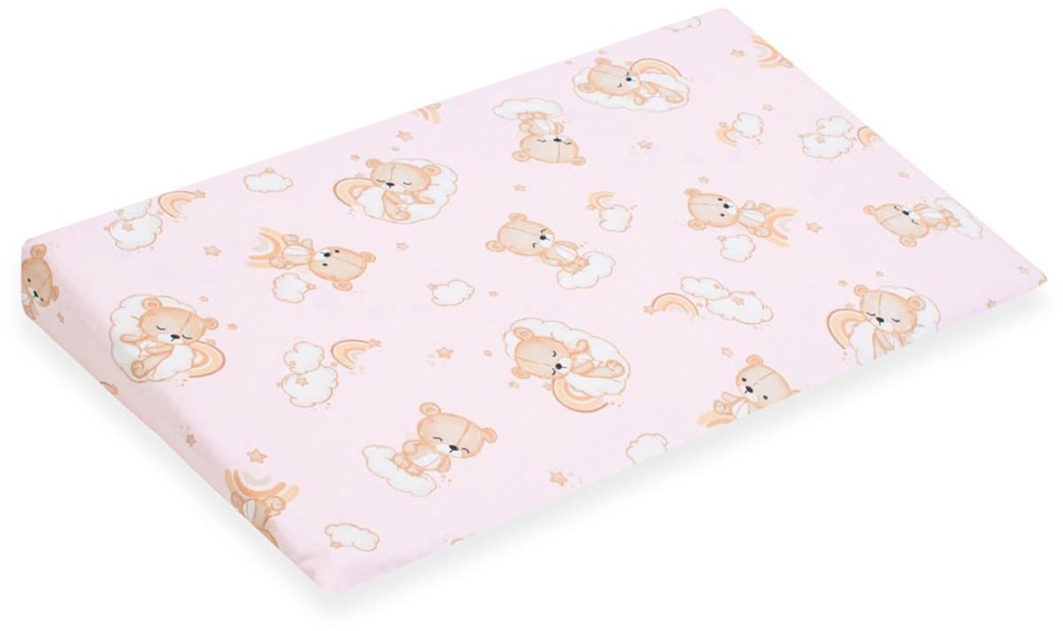 New Baby BASIC matraswig hoes 59x37 cm roze - Wigkussensloop