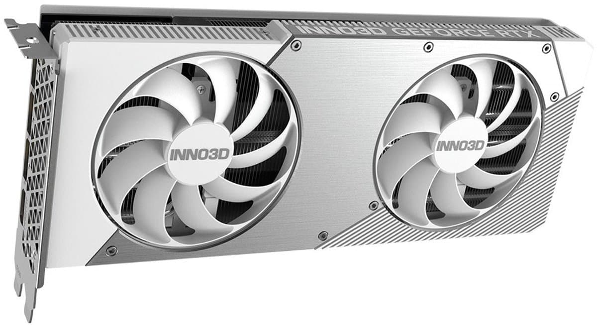 INNO3D NVIDIA GeForce RTX 5070 TWIN X2 OC White - Videokaart - 12GB - GDDR7 - PCIe 5.0 - 1x HDMI 2.1 - 3x DisplayPort 2.1