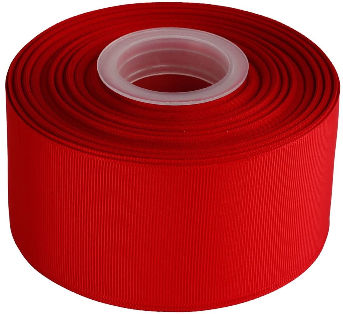 Solidchoice - 50mm Grosgrain Ribbon 22m voor Cadeauverpakking en Decoratie, Rood