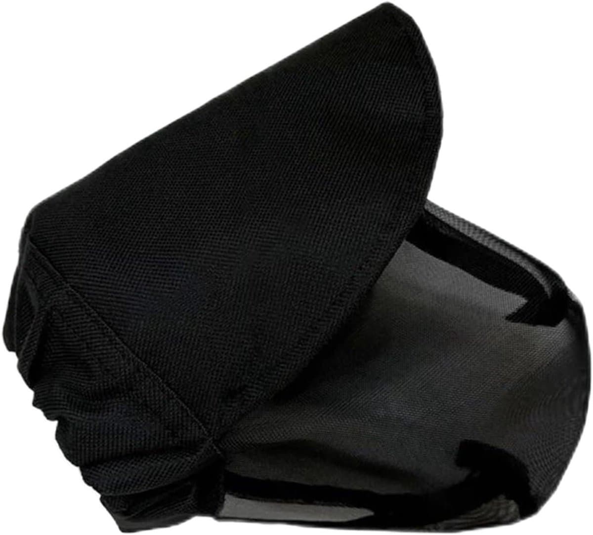 Honden Kap - Hondenmasker Ademend - Bescherming Hond - Wetenschappelijke Mesh Constructie - Maat M - Zwart