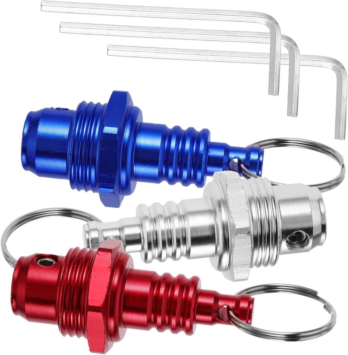 Metalen Sleutelhangers - DIY Hangers - Sleutels Organiseren - Aluminiumlegering - 5 cm - Diverse Kleuren