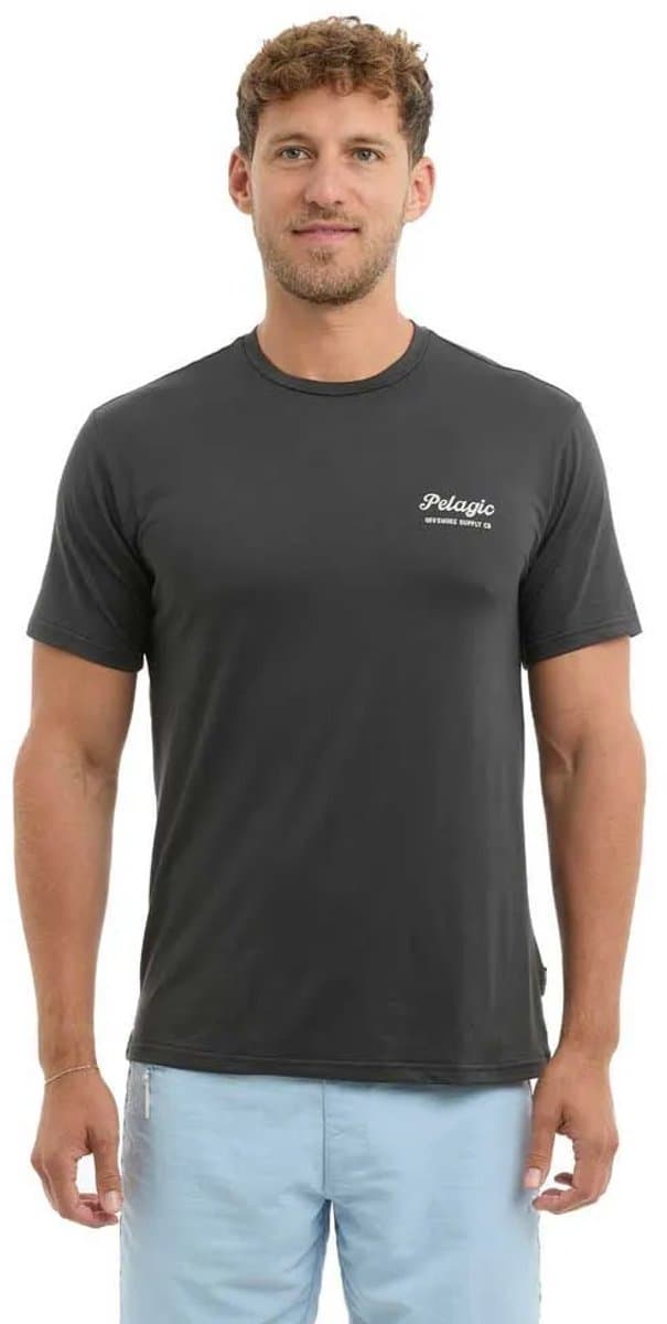 Pelagic Freespool Dockline Uv Korte Mouw T-shirt L Man
