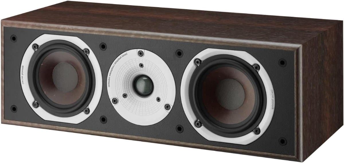 Center Luidspreker - Home Cinema - Film Geluid - Houtvezel Membranen - 120 W - Walnoot Licht