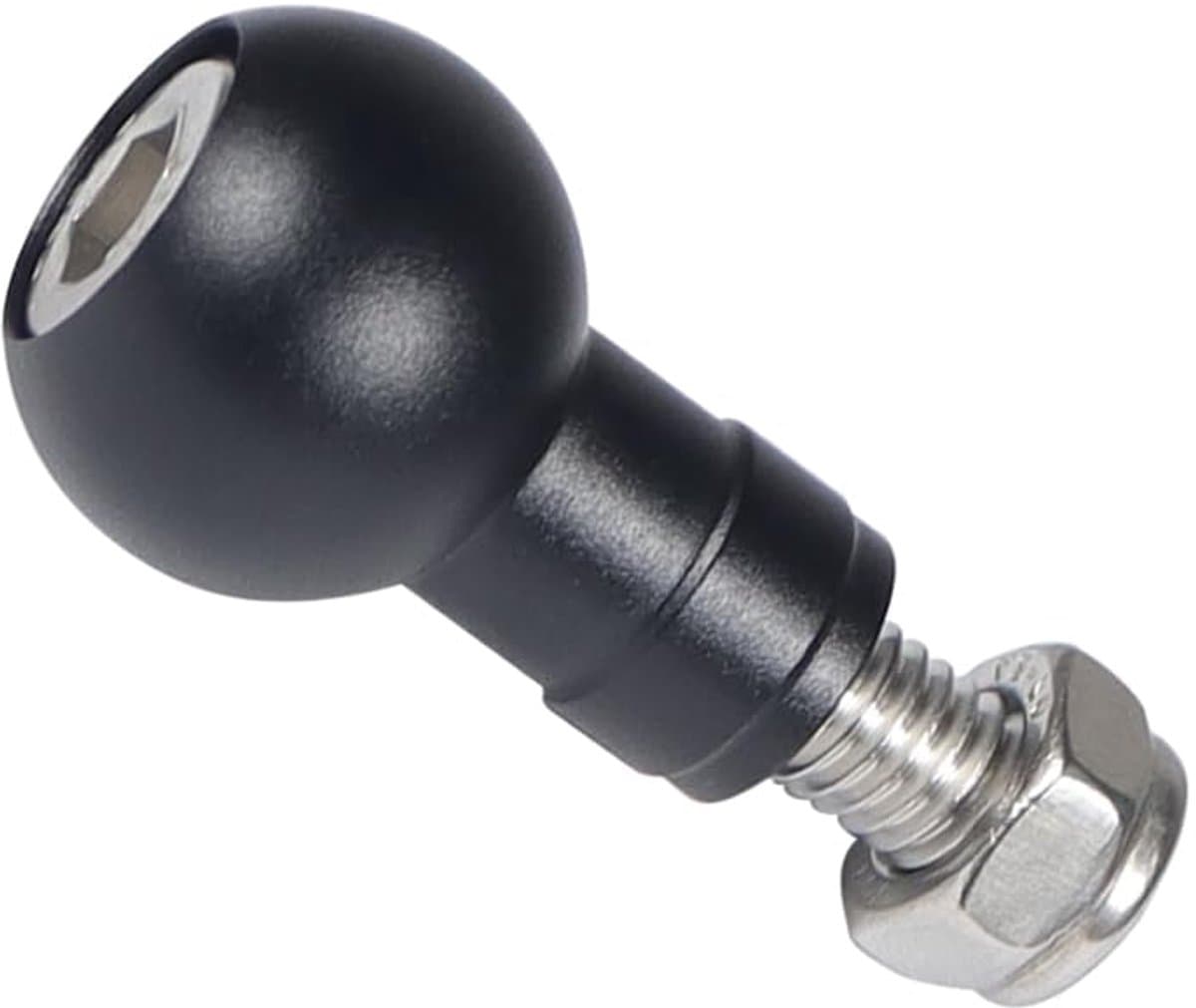 Uitbreidbare aluminium kogelkop, 17 mm, met M6-schroefkogelkop voor statief, selfie-greep, handgreep, standaard, kogelhouder, converter