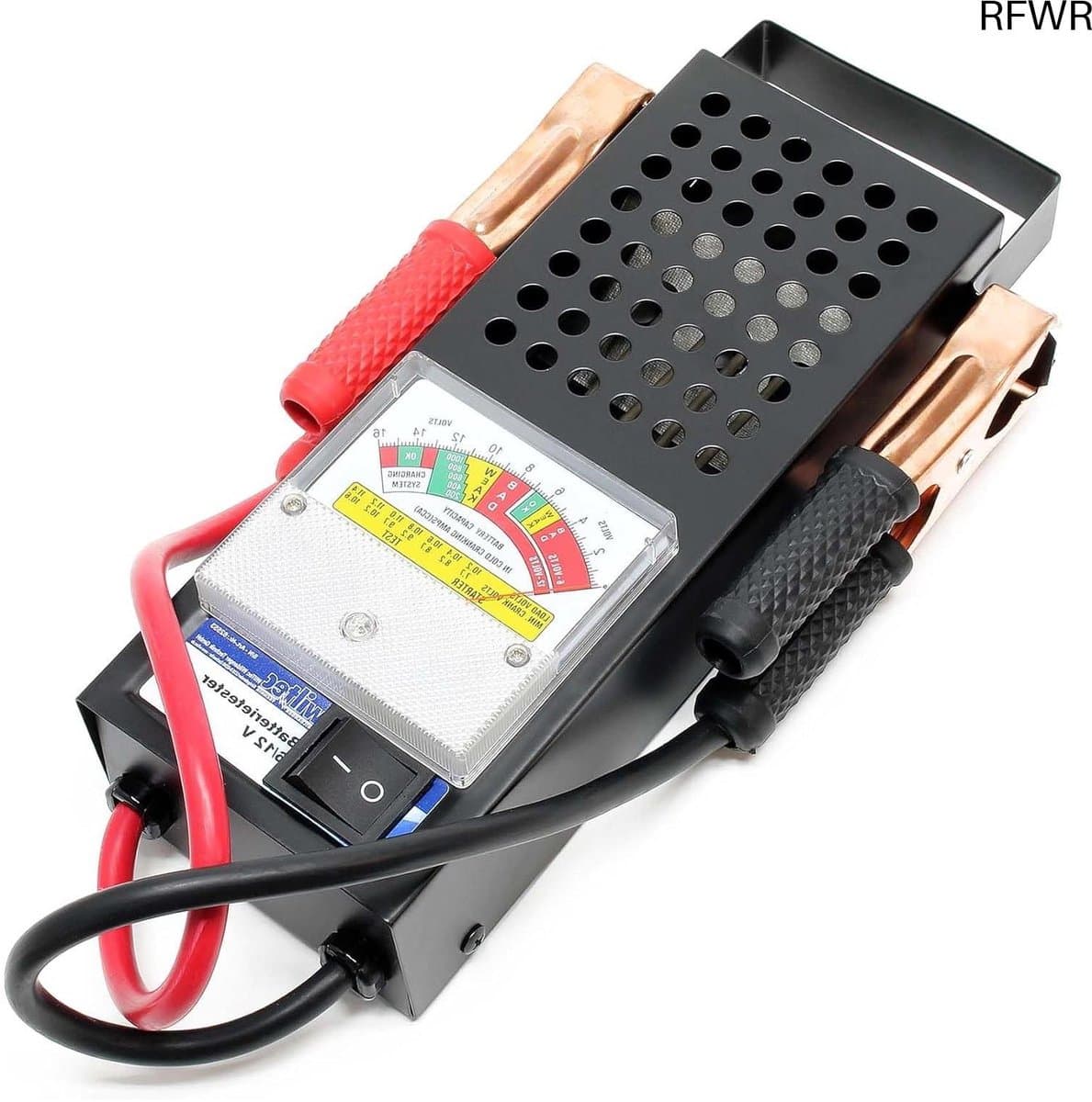 RFWR® Accutester voor 6V en 12V accu’s - Draagbare batterijtester voor nauwkeurige laadsysteemmeting