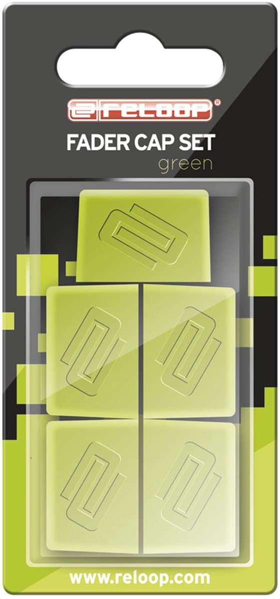Reloop Fader Cap Set green