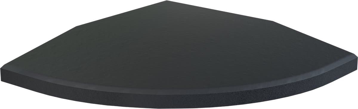 Flow Fitness Hoekstuk Rubberen Tegel Met Waterdichte SBR-laag - 15 x 15 cm