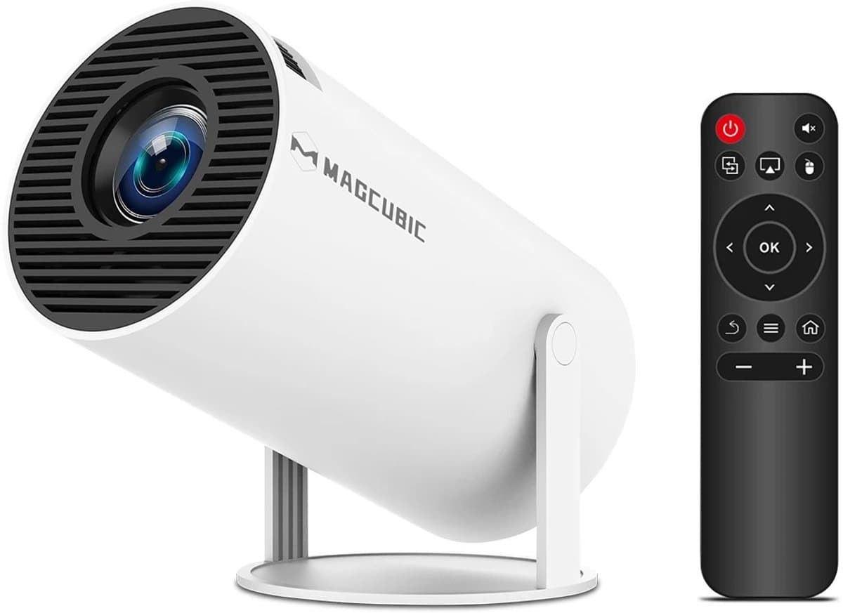 Tresaro Magcubic HY300 Pro+ 4K Android 11 draagbare projector 8000 lumen WiFi 6 BT5.4 buitentheater 5W HiFi-luidspreker 720P HD ondersteund