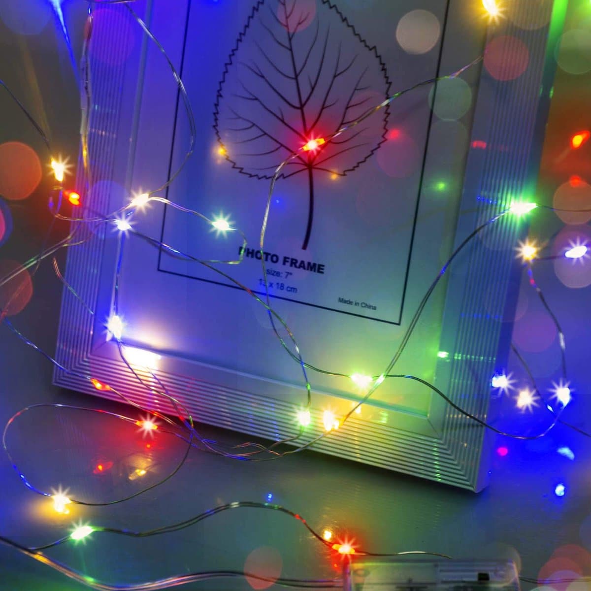 Rosnek Multikleur LED Kerstverlichting 10 Meter 100 LEDs - Lichtsnoer met Geheugenfunctie & 8 Lichtmodi - IP44 - Kerstdecoratie voor Feesten en Buiten