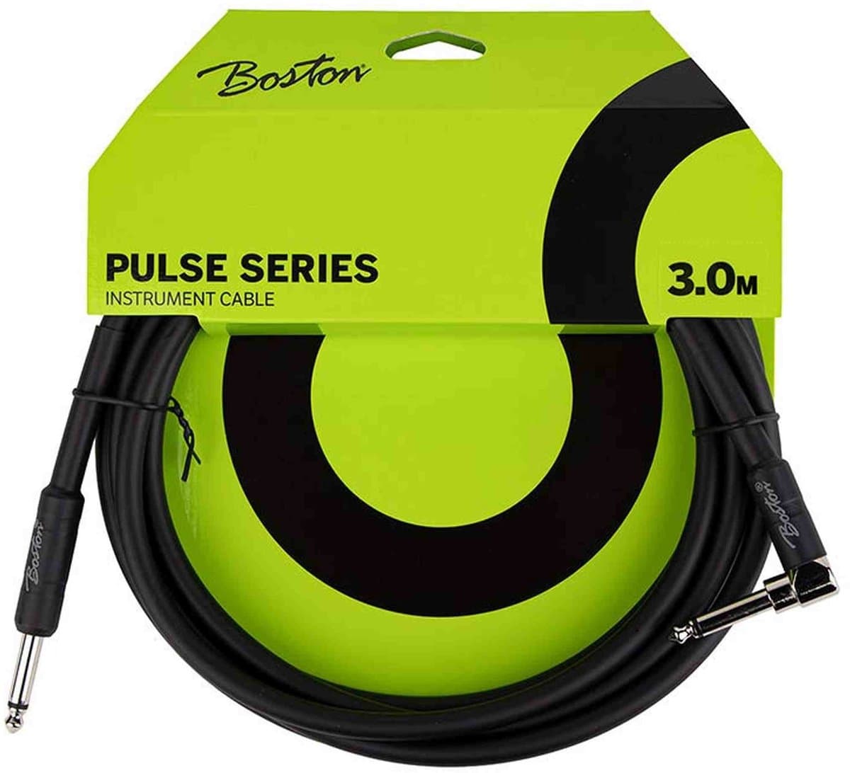Boston GCP-30A Pulse Series Gitaarkabel Recht-Haaks 3 Meter