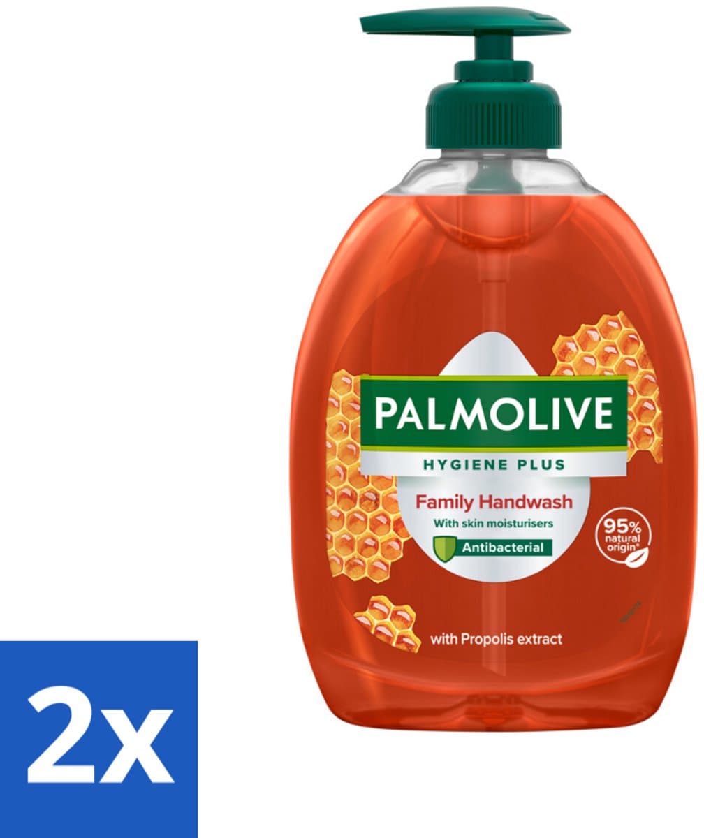 Palmolive - Hygiëne - Handzeep - Antibacterieel & Fris - 500 ml - Voordeelverpakking - 2 stuks